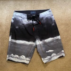 american eagle cloud board shorts